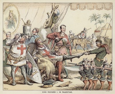 Kung Richard I i Palestina av English School