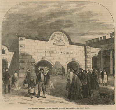 Kings Cross Market, som öppnar lördagen den 8 augusti 1868 av English School
