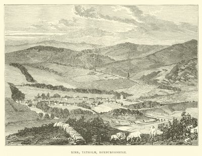 Kirk, Yetholm, Roxburghshire av English School