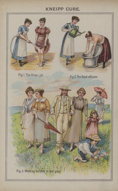 Kneipp Cure (färg litho) av English School
