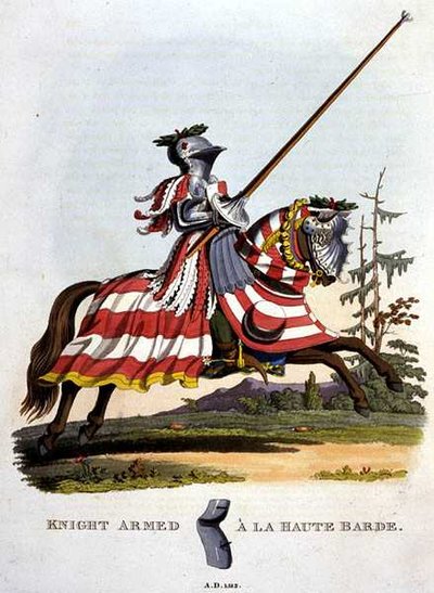 Knight Armed a la Haute Bard av English School