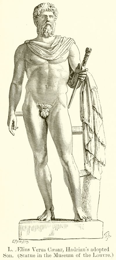 L. Aelius Verus Caesar, Hadrians adoptivson av English School