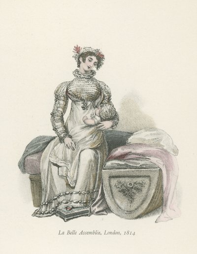 The Belle Assemblee, London, 1814 av English School