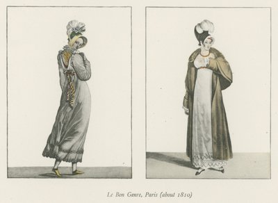 La Bon Genre, Paris (cirka 1810) av English School
