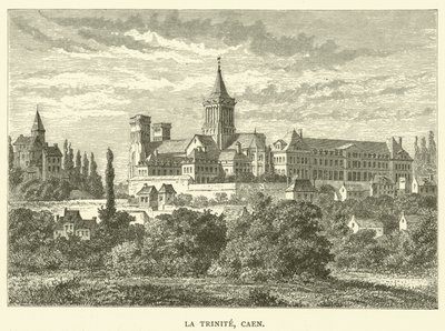 La Trinite, Caen (gravyr) av English School