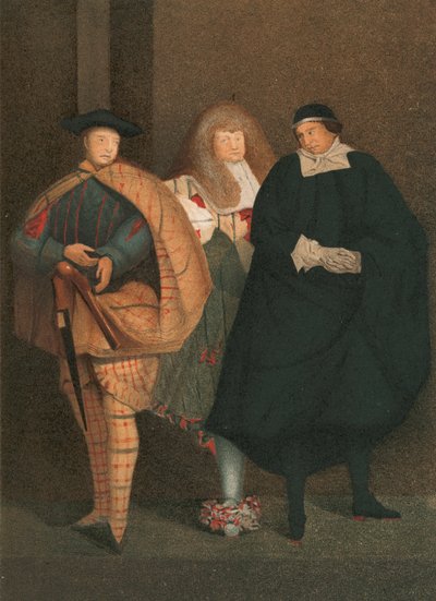 Lacy, en skådespelare på kung Charles II:s tid, i tre av hans huvudkaraktärer av English School