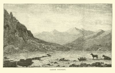 Ladak landskap av English School