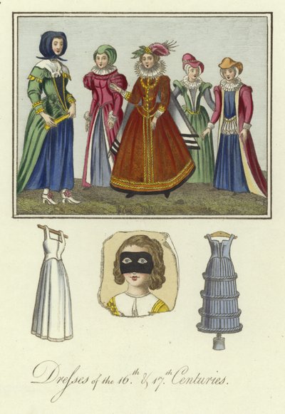 Damen des 16. und 17. Jahrhunderts von English School