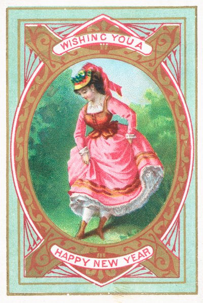 Lady Dancing, nyårskort av English School