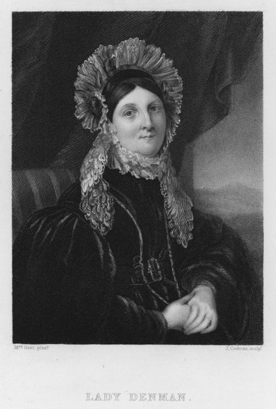 Lady Denman (gravyr) av English School