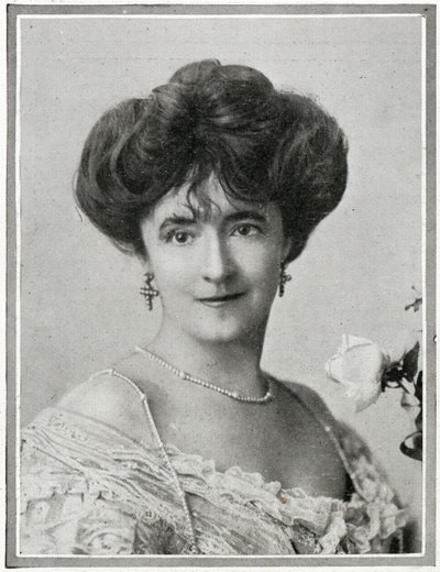 Lady Duff Gordon, detalj av passagerare på RMS Titanic, från 