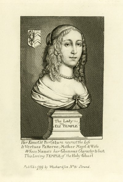 Lady Eleanor Temple av English School