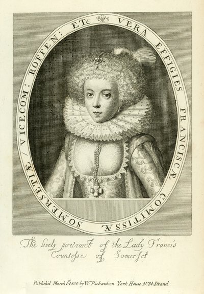 Lady Francis, grevinna av Somerset av English School