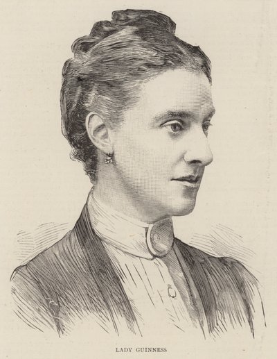 Lady Guinness (gravyr) av English School