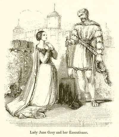 Lady Jane Gray och hennes bödel av English School