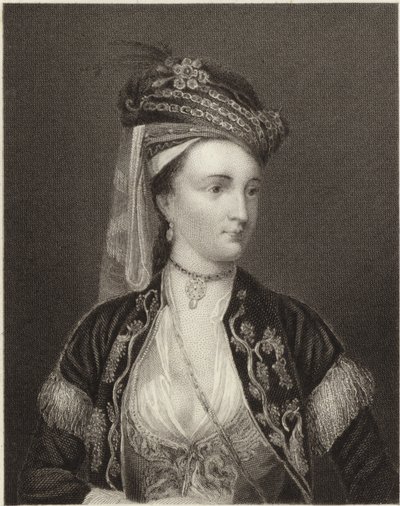 Lady Mary Wortley Montagu av English School
