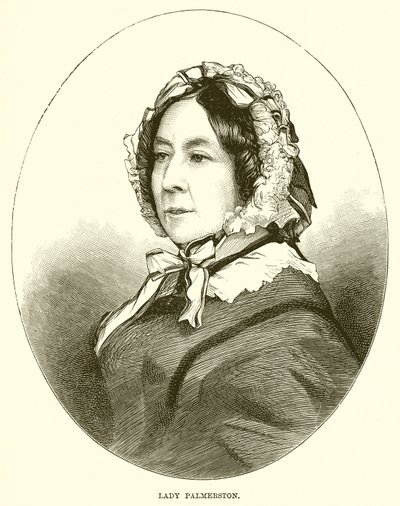 Lady Palmerston av English School