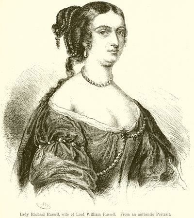 Lady Rachael Russell, fru till Lord William Russell av English School