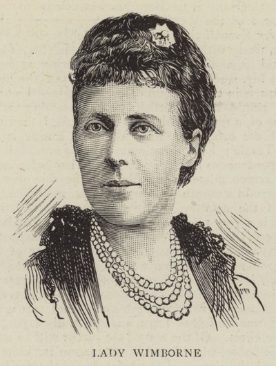 Lady Wimborne (gravyr) av English School