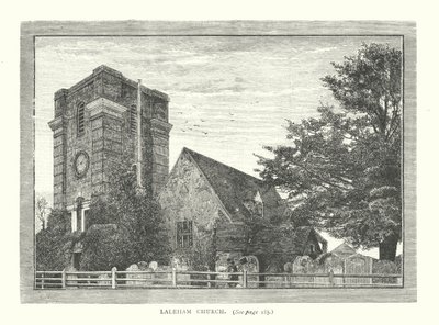 Laleham Church (gravyr) av English School
