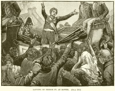 Landning av George IV vid Howth av English School
