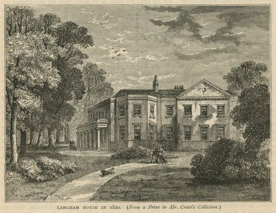 Langham House 1820 av English School