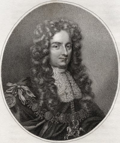 Laurence Hyde, graverad av Bocquet, illustration från 