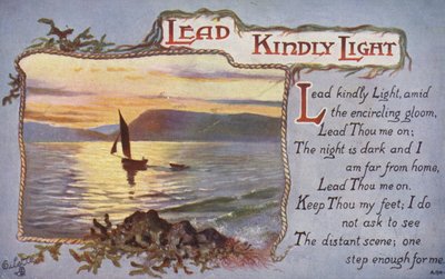 Lead Kindly Light (färglitografi) av English School