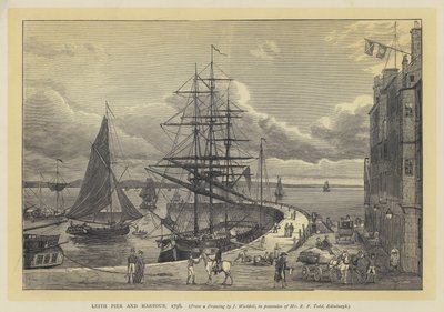 Leith Pier och hamn av English School