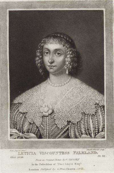 Leticia Viscountess Falkland av English School