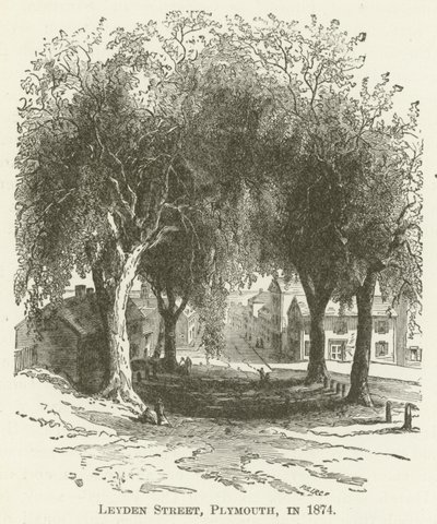 Leyden Street, Plymouth, 1874 av English School