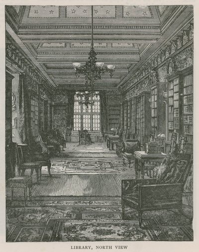 Bibliotek, norrut, Holland House av English School