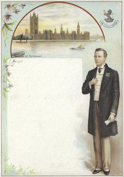 Liebig-kort med Joseph Chamberlain av English School