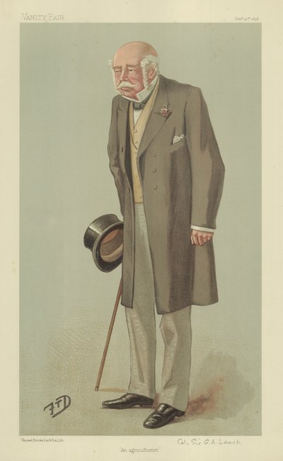 Överstelöjtnant Sir George Archibald Leach av English School