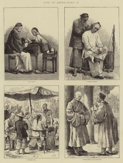 Livet i Kina, del II (gravyr) av English School