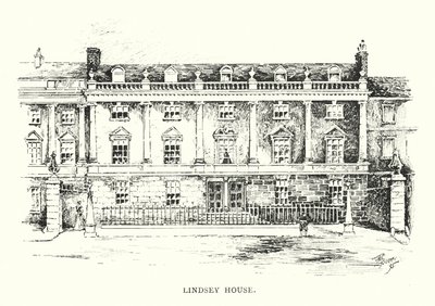 Lindsey House (litho) av English School