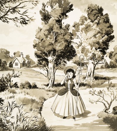 Little Bo Peep pusselsida av English School