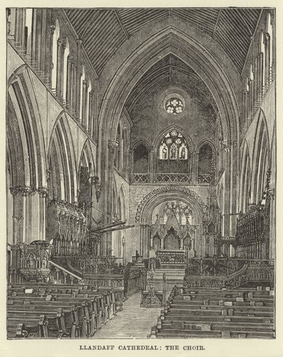 Llandaff Cathedral, kören av English School