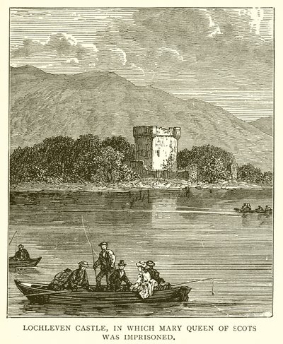 Lochleven slott, där Mary Queen of Scots var fängslad av English School