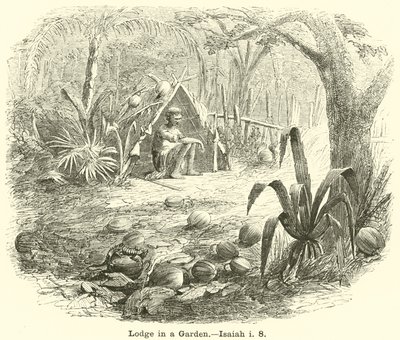 Lodge in a Garden, Jesaja, i, 8 av English School