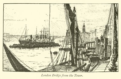 London Bridge från Towern av English School