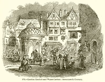 London Conduit and Winter-Carriers: Seventeenth Century av English School