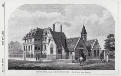 London School-Board Schools, Forest Hill (gravyr) av English School