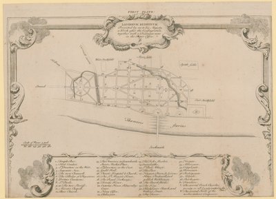 London återställd, Sir John Evelyns plan för att återuppbygga City of London efter branden 1666 av English School