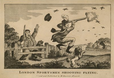 London-idrottare som skjuter duvor av English School