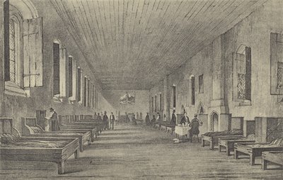 Långa kammaren, 1844 (gravyr) av English School