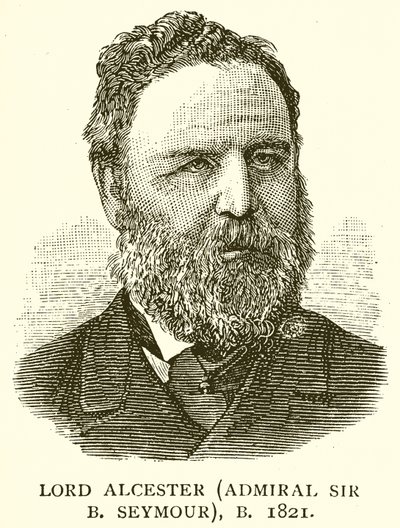 Lord Alcester (amiral Sir B. Seymour), F. 1821 av English School