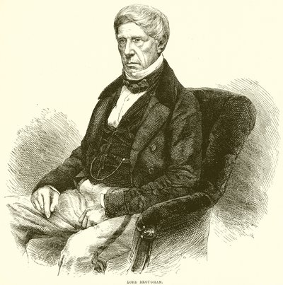 Lord Brougham av English School