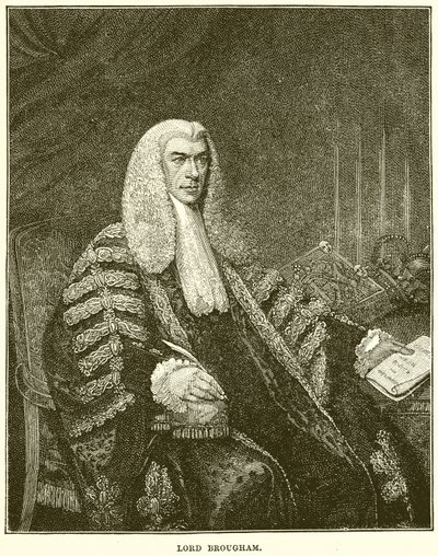 Lord Brougham av English School
