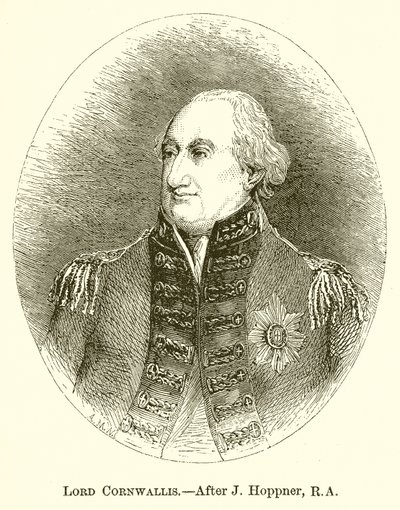 Lord Cornwallis av English School